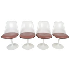 Set of Four Vintage Saarinen Swivel Chairs