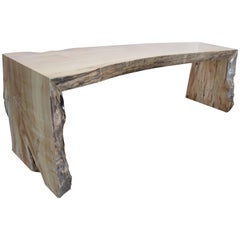 Spalted Maple Reclaimed Wood Bench