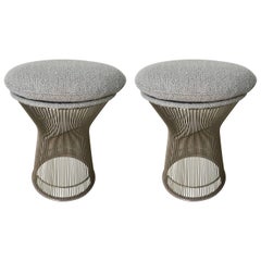 Pair of Warren Platner Stools for Knoll