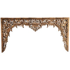 Burmese Hand Carved Arch