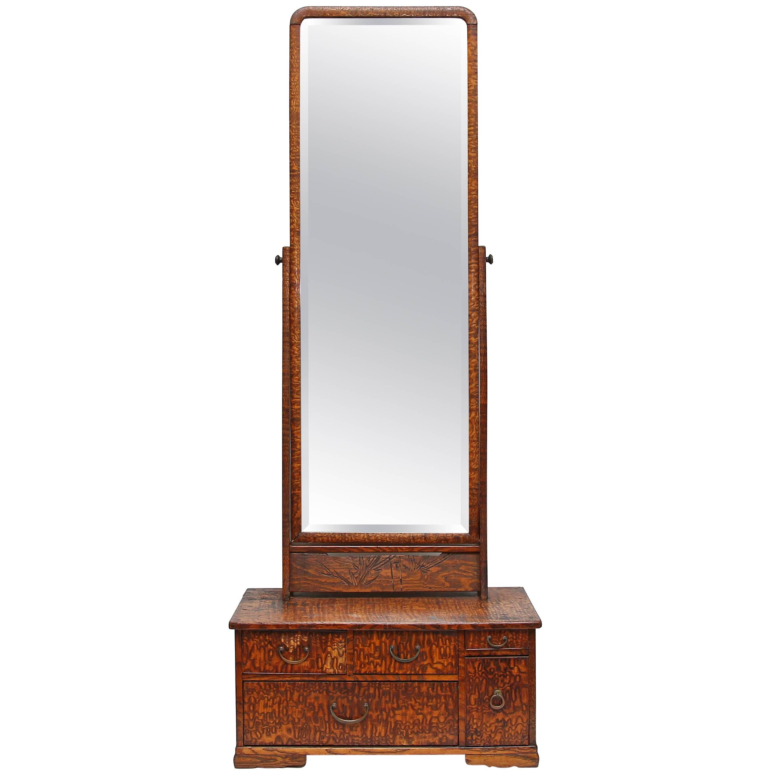 Tall Dressing Table Mirror 19th Century