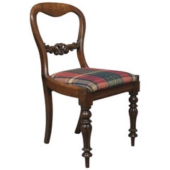 Antique English Mahogany Dining Chair, Buckle Back, circa 1835