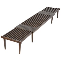 John Keal's Slate Expandable Bench or Coffee Table for Brown and Saltman of CA