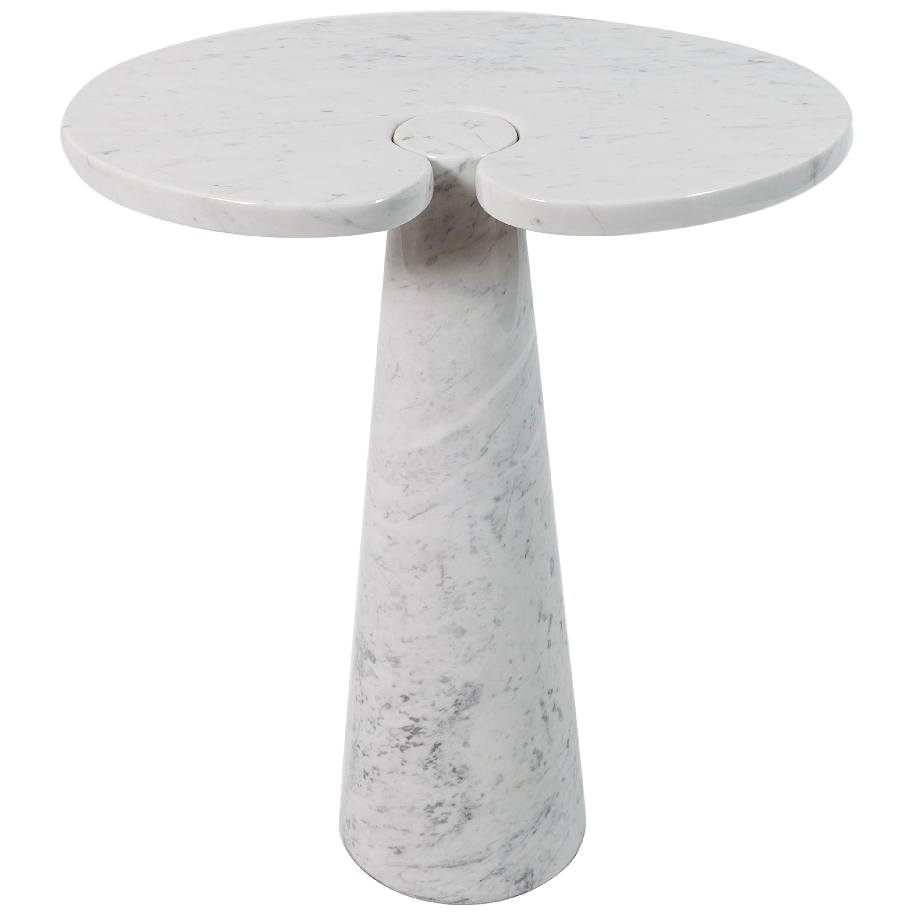 Angelo Mangiarotti Marble Tall Side Table or Gueridon from 'Eros' Series