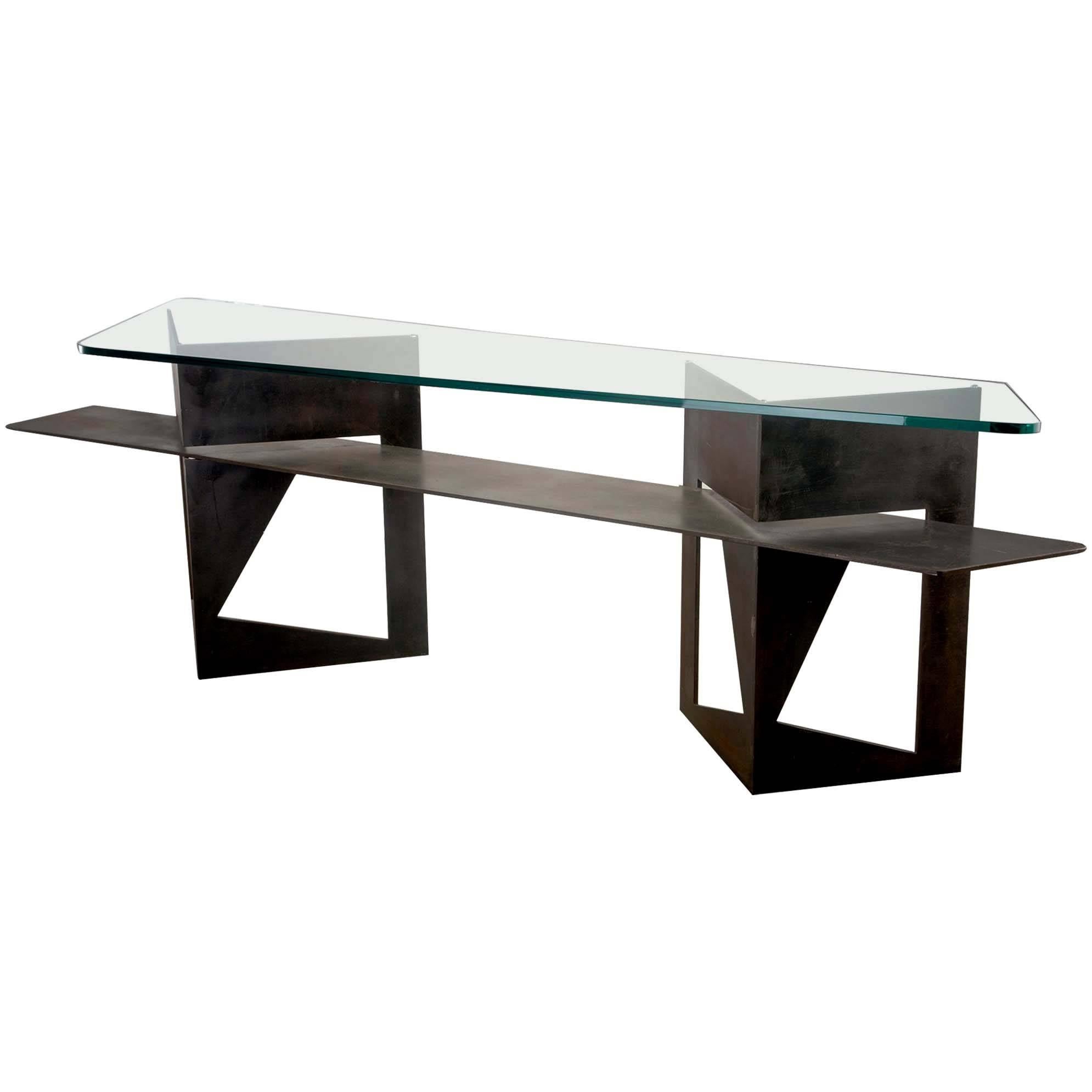 extra large console table