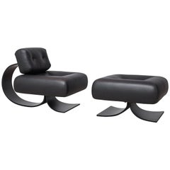 Alta Chair and Ottoman by Oscar Niemeyer
