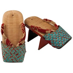 Early 20th Century, Taisho Period, Geta Sandals, Japan