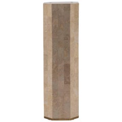 Octagon Tessellated Stone Pedestal