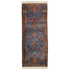 Antique Silk Kashan Rug