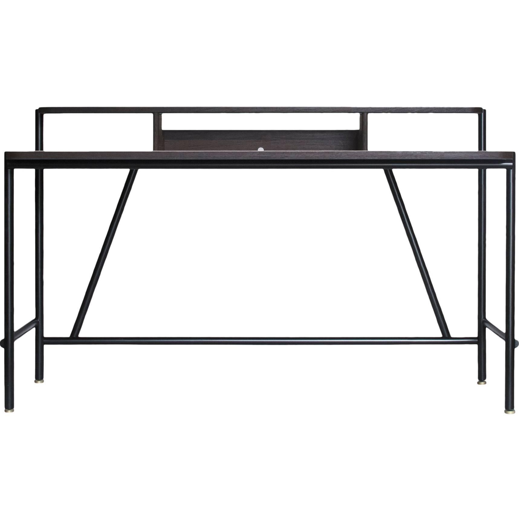 EM Desk by DUVALD Contemporary Vanity Desk Handcrafted in Denmark. Mirror. 