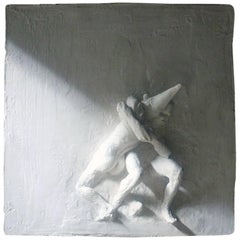 Beth Carter, Fighting Clowns II, Plaster Relief, Pre-Edition