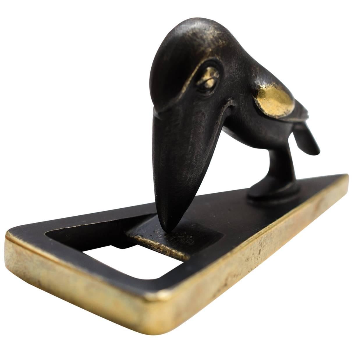 Bottle Opener Showing a Raven by Richard Rohac