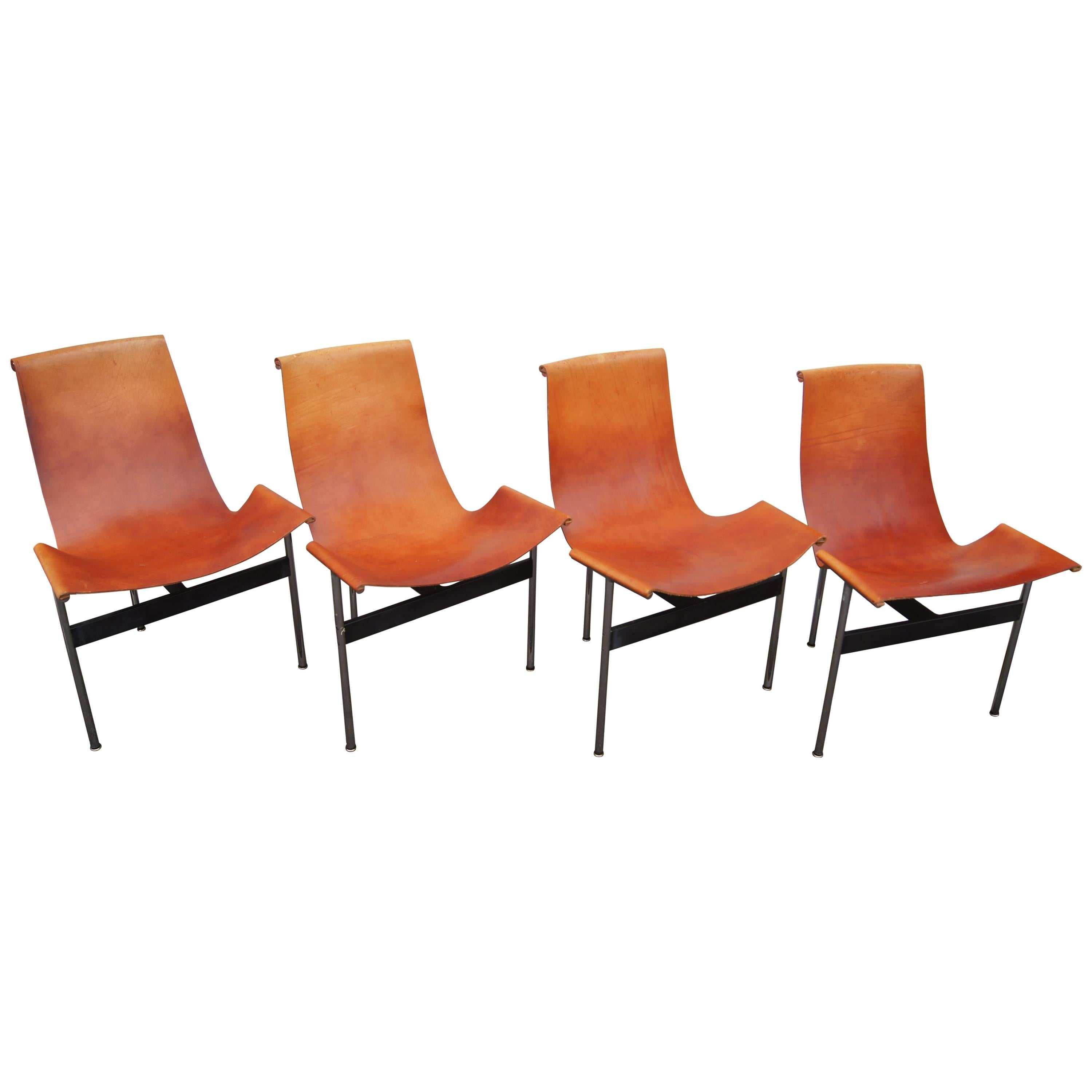 Set of Four T Side Chairs, Katavolos, Littel & Kelley for Laverne International