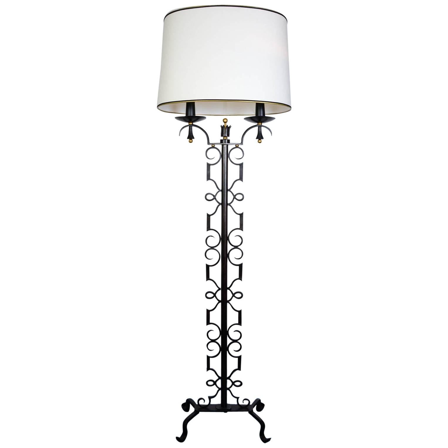 Rare Floor Lamp Designed by Paul Kiss