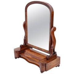 Antique Fine Quality Large Dressing Table Swing Mirror Toilet, circa 1870