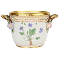 Royal Copenhagen Flora Danica Round Wine Cooler or Cachepot Modèle n° 20/3507