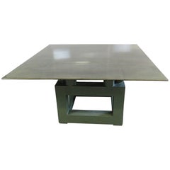 Rare Shagreen Top Dining Table 