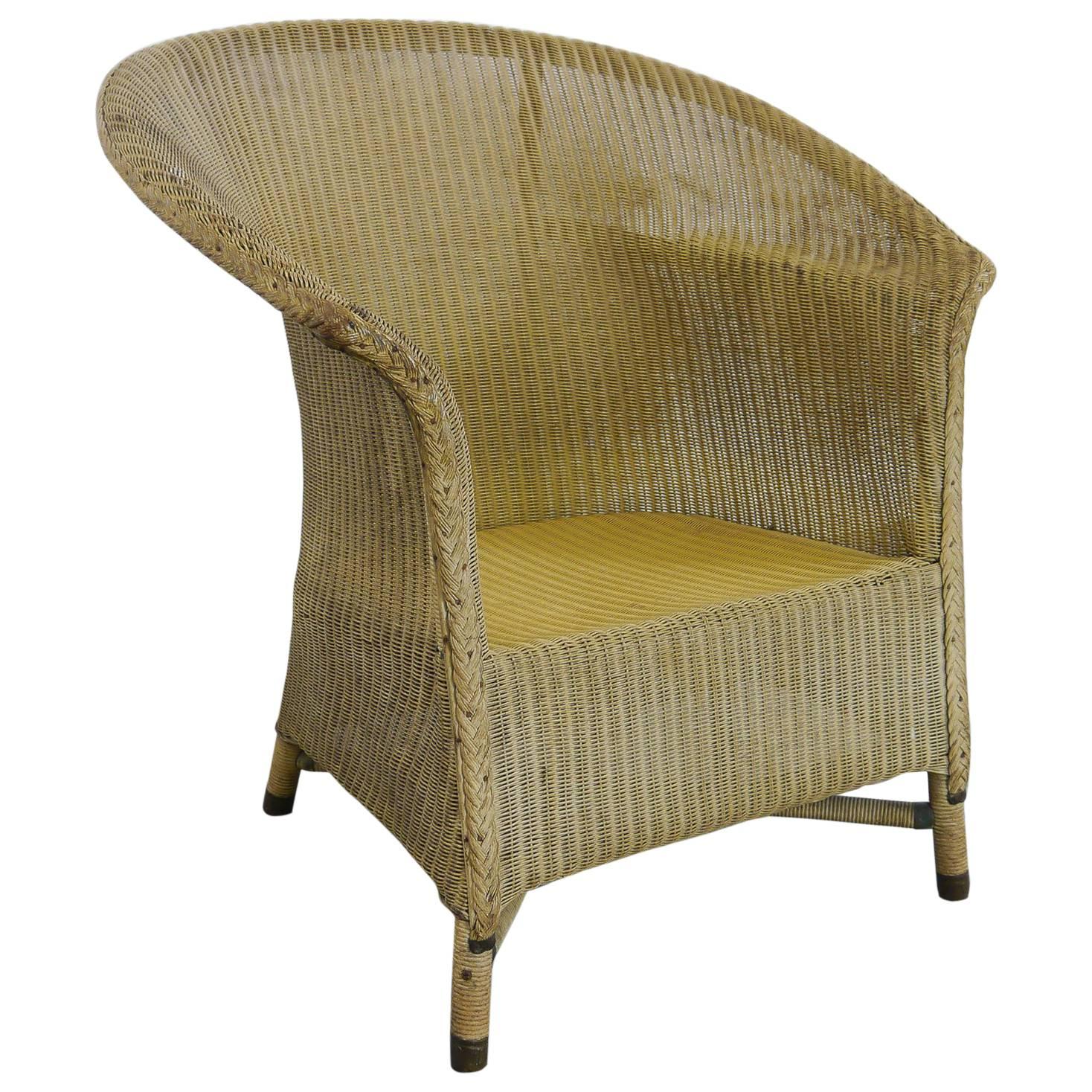 Lustys Lloyd Loom Zeppelin / Airship Chair with Royal Marking, W.Lusty and  Sons For Sale at 1stDibs | lloyd loom chairs, lloyd loom wicker chair, lloyd  loom lusty chair