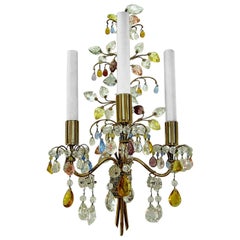 Oswald Haerdtl, J & L Lobmeyr Flower Bouquet Wall Lamp