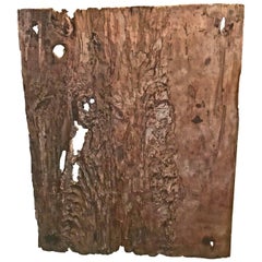 Weathered Wood Panel from Indonesia, circa 1900