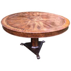 18th Century Italian Parquetry Centre Table