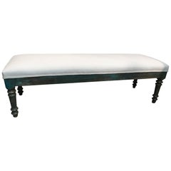 French 19th Century Louis Philippe Painted Bench