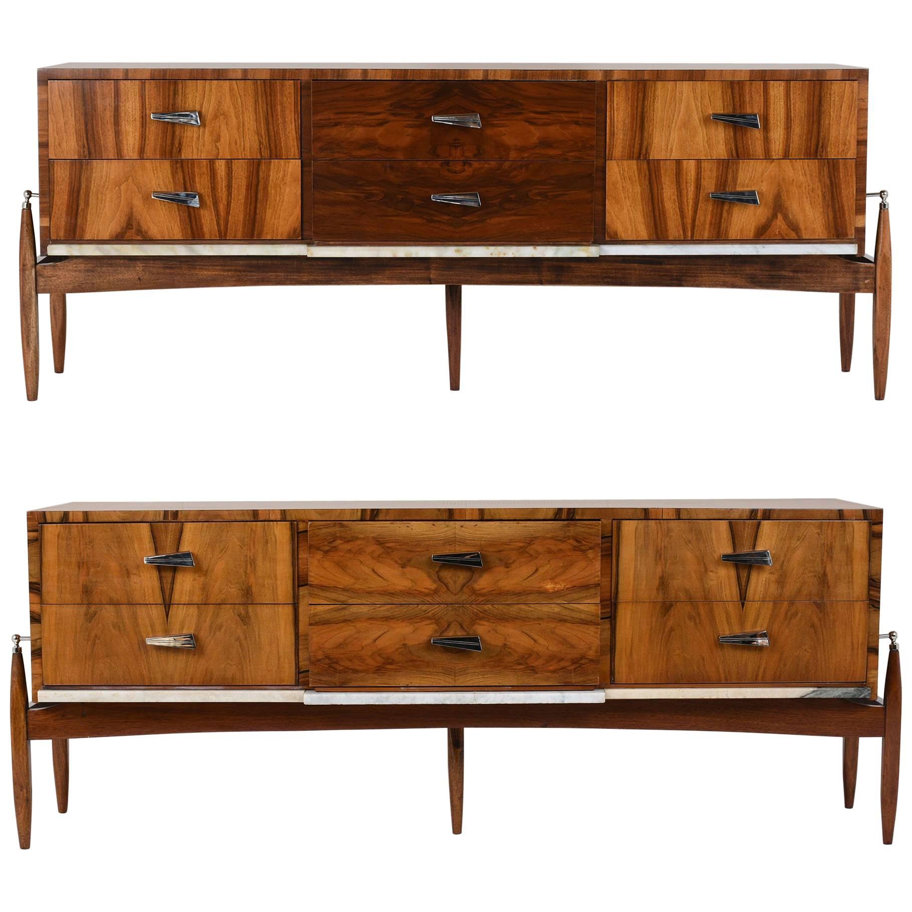 Pair of Mid Century Modern Credenzas