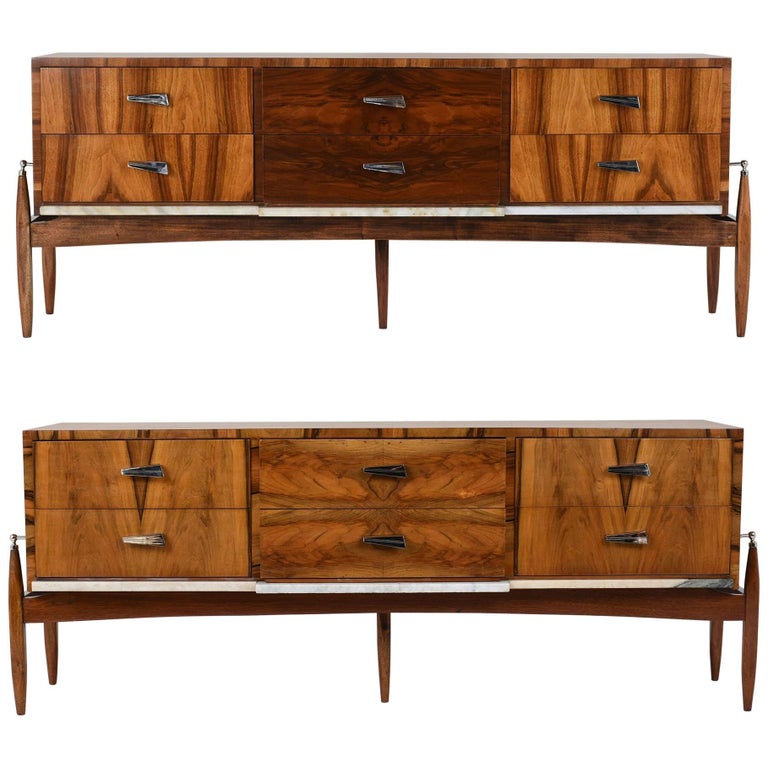 Pair Of 1960s Modern Style Italian Credenzas For Sale At 1stdibs