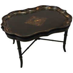 19th Century Tray Top Cocktail Table