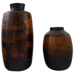 Axel Brüel for Nymølle, Two Ceramic Vases, 1960s-1970s