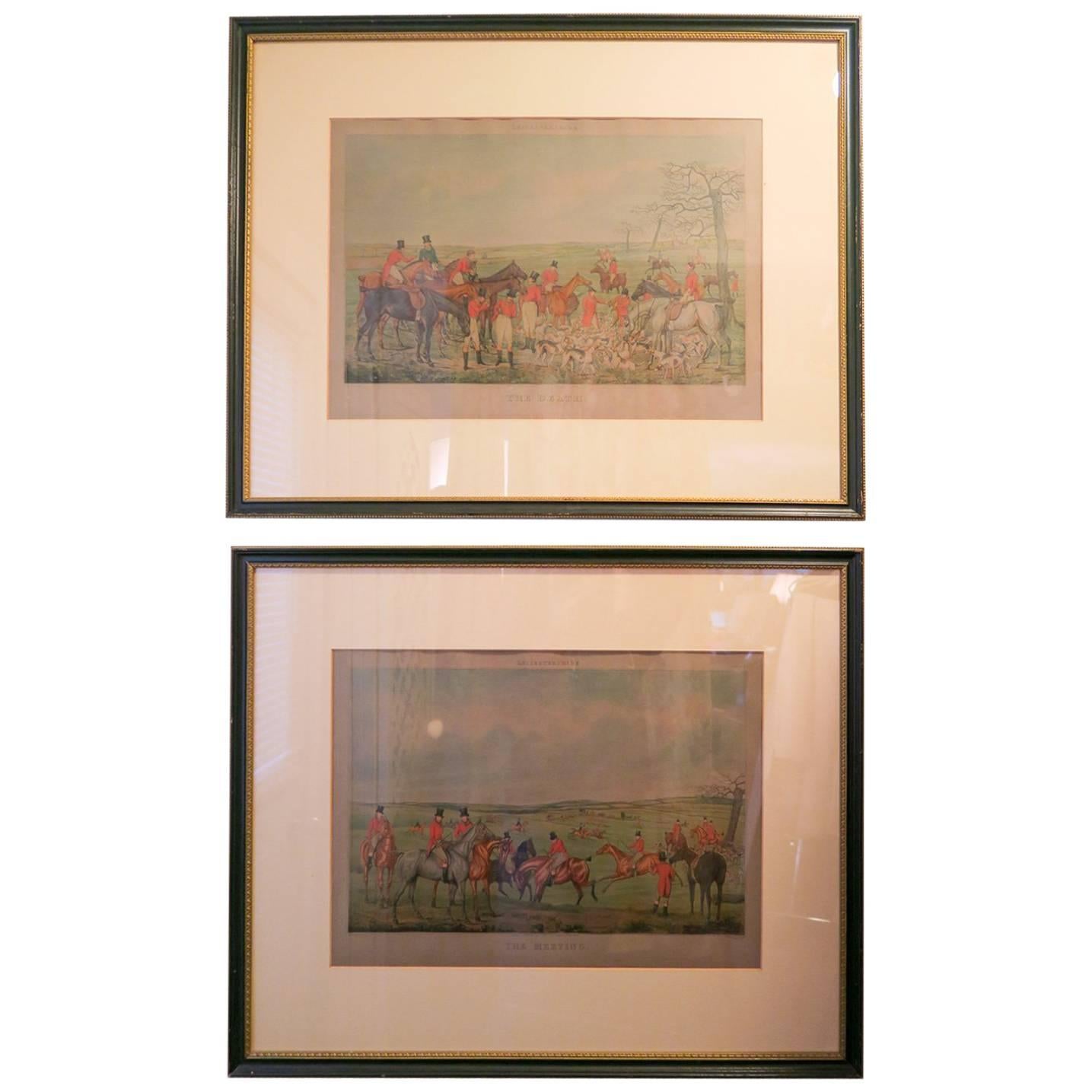 ON SALE NOW!  Henry Alken the Meeting and the Death Etchings  For Sale