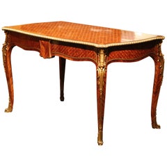 19th Century Louis XV Style Bureau Plat