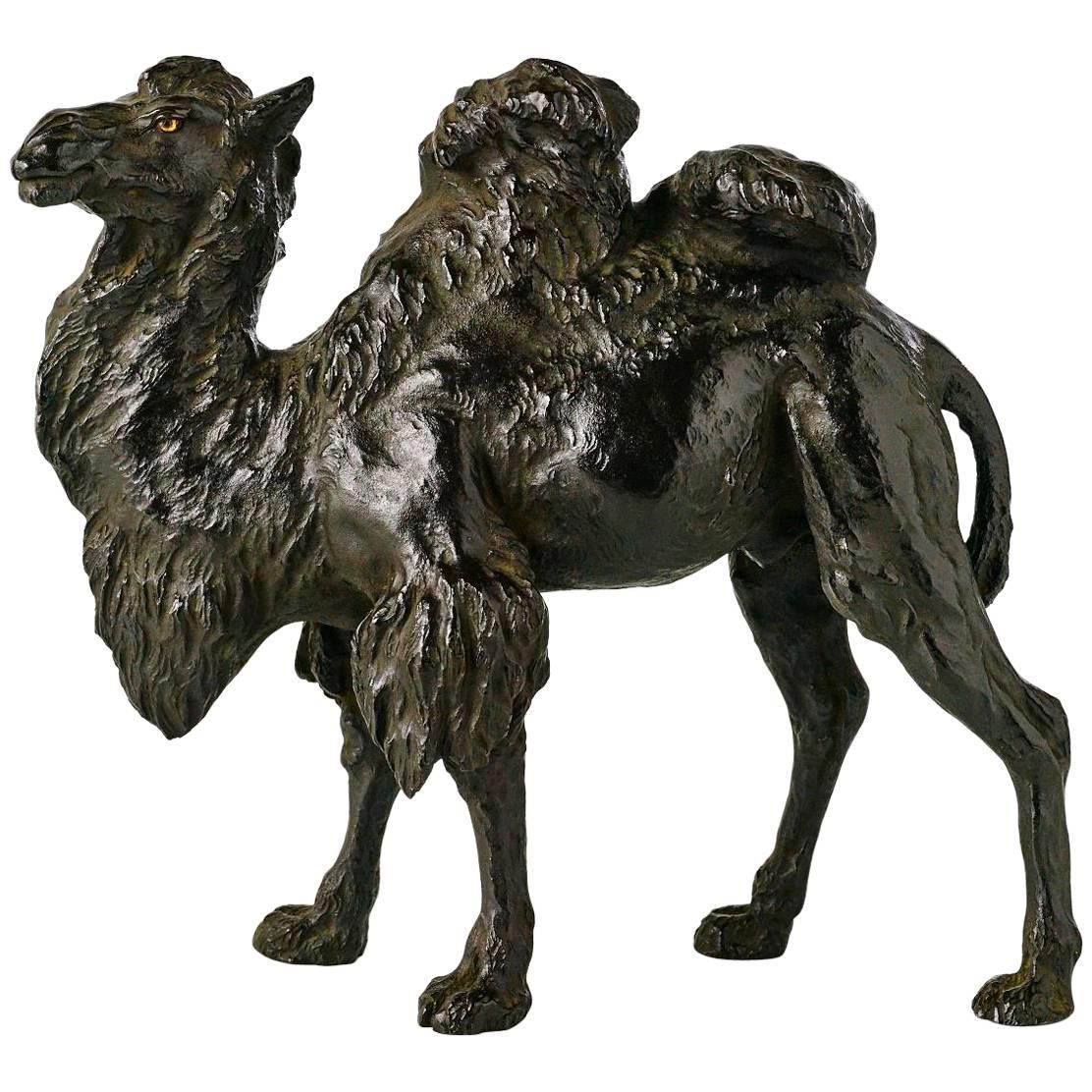Japanese Meiji Period Tokyo School Bronze Camel For Sale