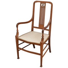 Edwardian Mahogany Armchair