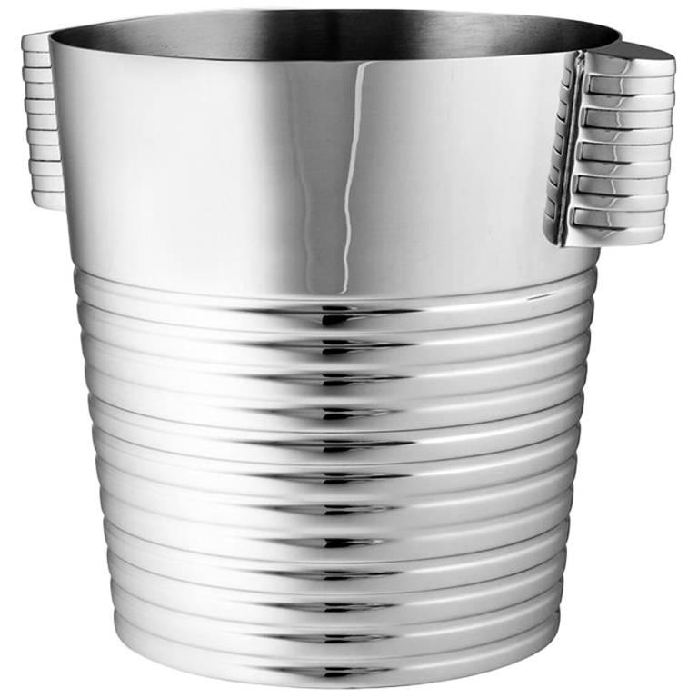 Liner Wine Cooler in Polished Stainless Steel at 1stDibs