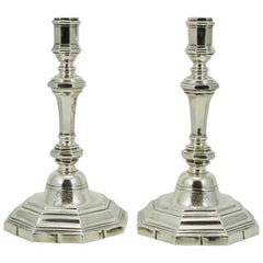 18th Century Candlesticks Pair by Balzac in Paris, 1741