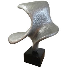 W.D. Wilson Hammered Aluminum Sculpture