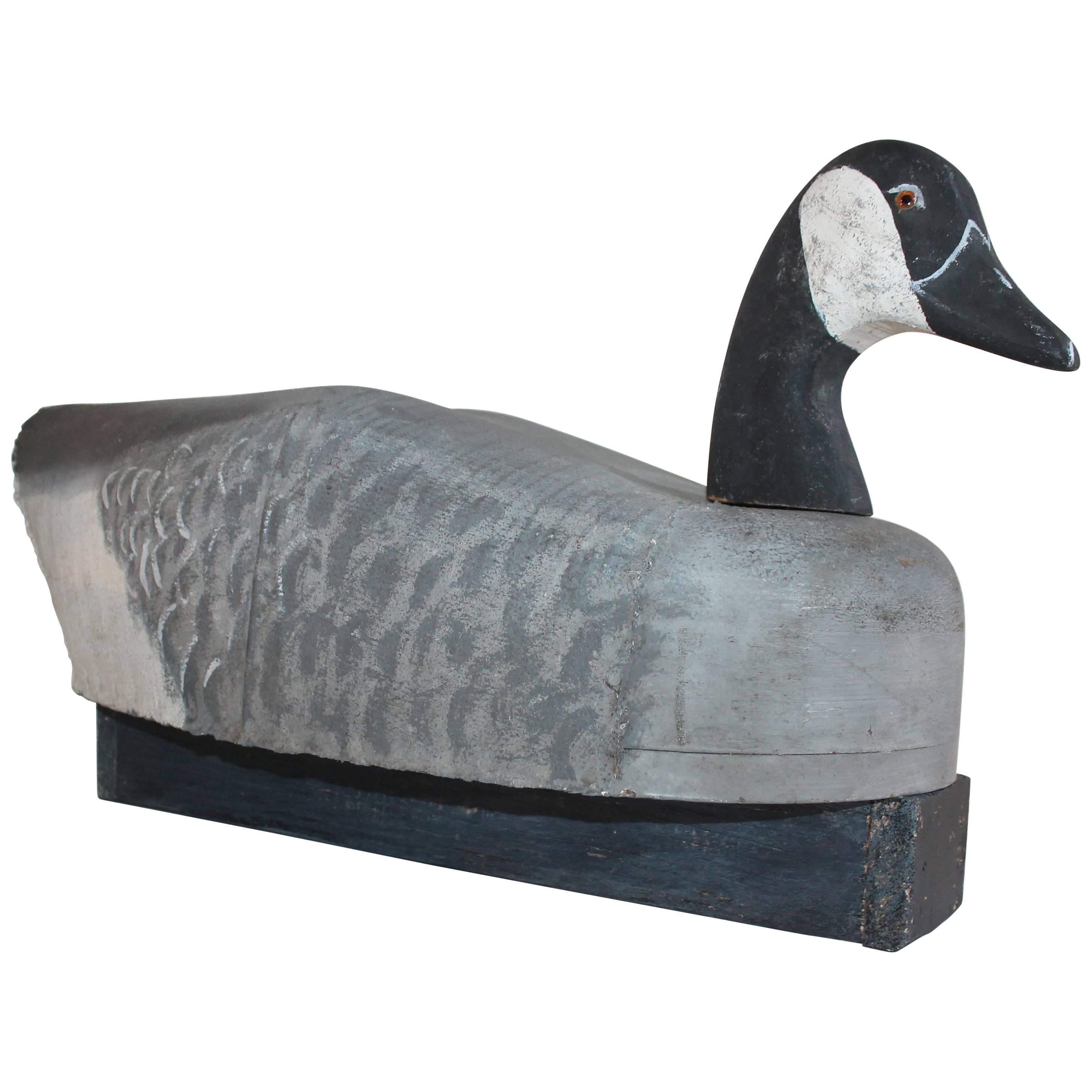 Canadian Goose Decoy on Stand For Sale