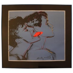 Druck des Andy-Warhol-Plakats für den Film "Querelle" von 1982