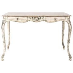 Bleached Wood Writing Table, circa 1960