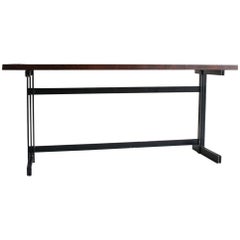 Jules Wabbes Le Mobilier Universel Belgium Wenge and Steel Console