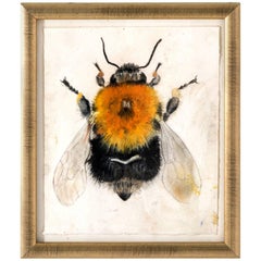 Vintage Bee Pastel by Marianne Stikas