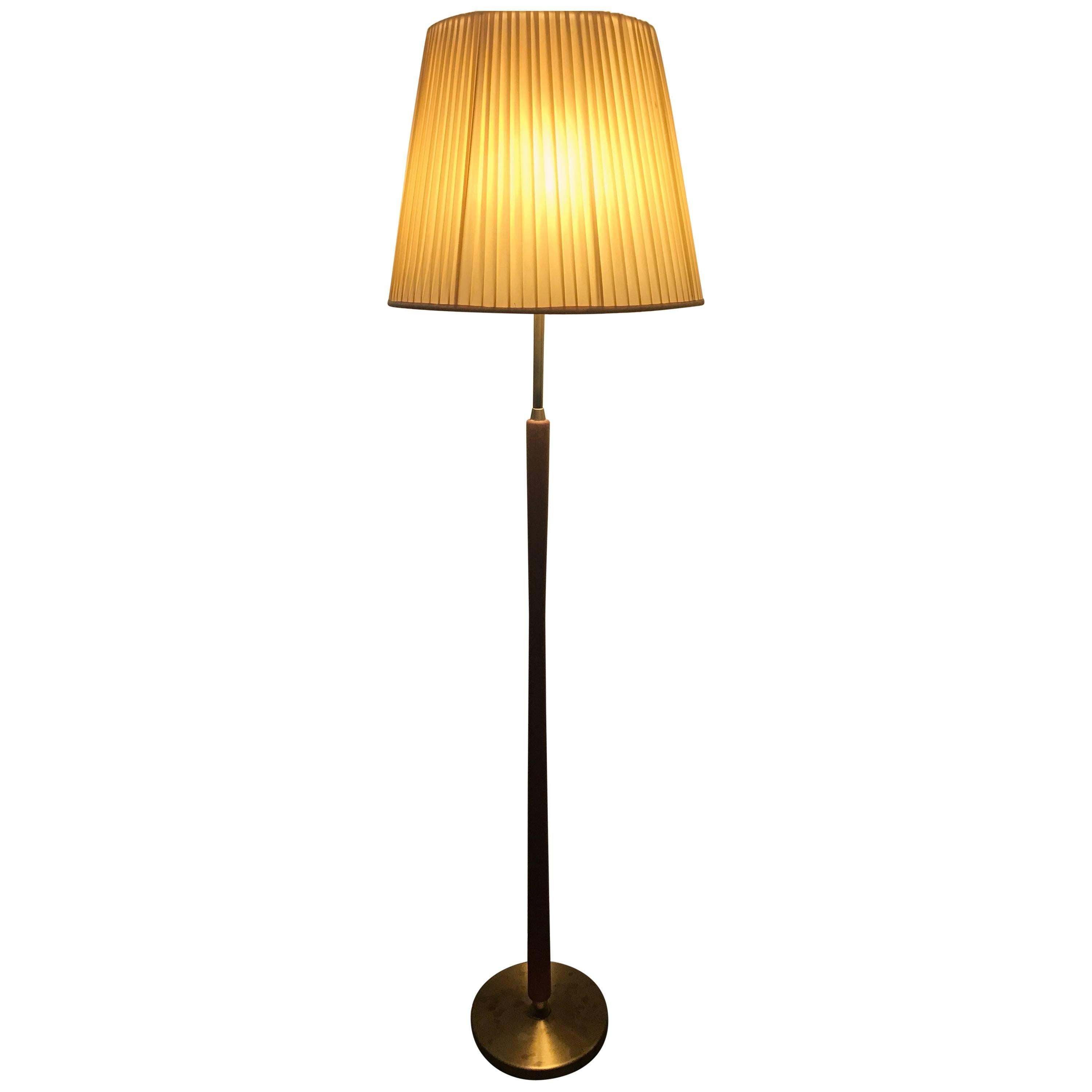 Large Swedish ASEA Up and Downlight Floor Lamp by Hans Bergström For Sale