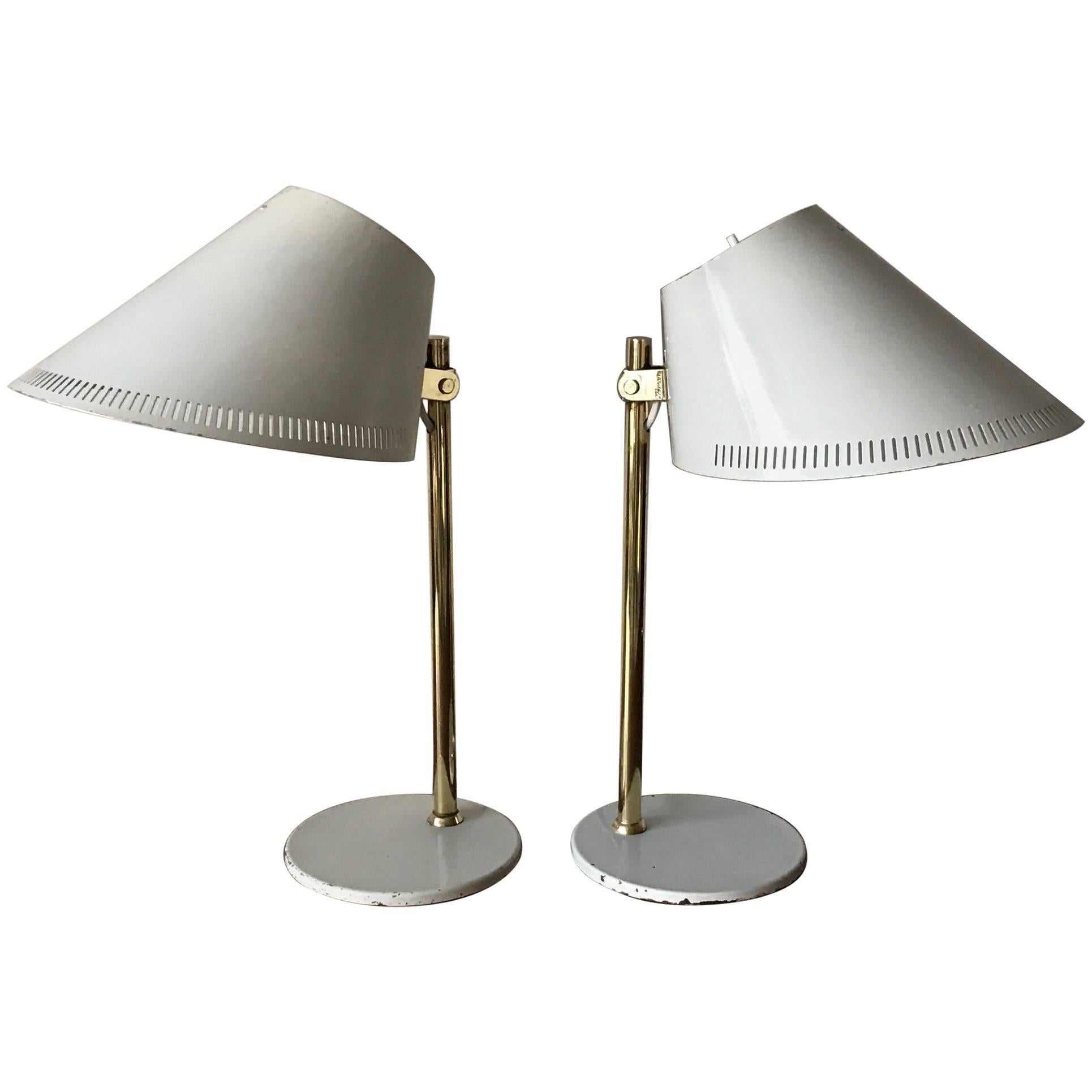 Pair of Table Lamps by Paavo Tynell Model 9227