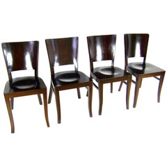 Four Functionalist Chairs Thonet, 1940s