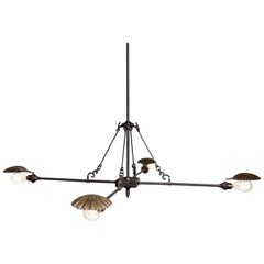 Frink Four Shell Chandelier
