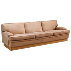 Arne Norell Sofa in Cognac Leather
