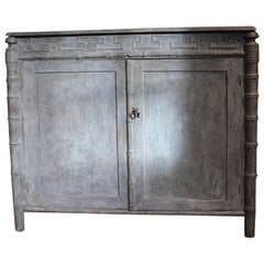 Early 19th Century English Regency Painted Cupboard