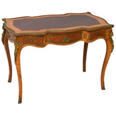 Antique French Ormolu-Mounted Bureau Plat or Desk