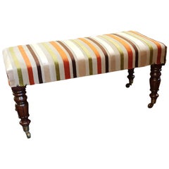 William IV Mahogany Foot Stool